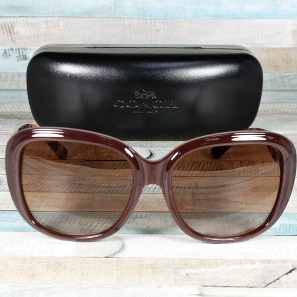 COACH Brown 57mm Sunglasses main image 2